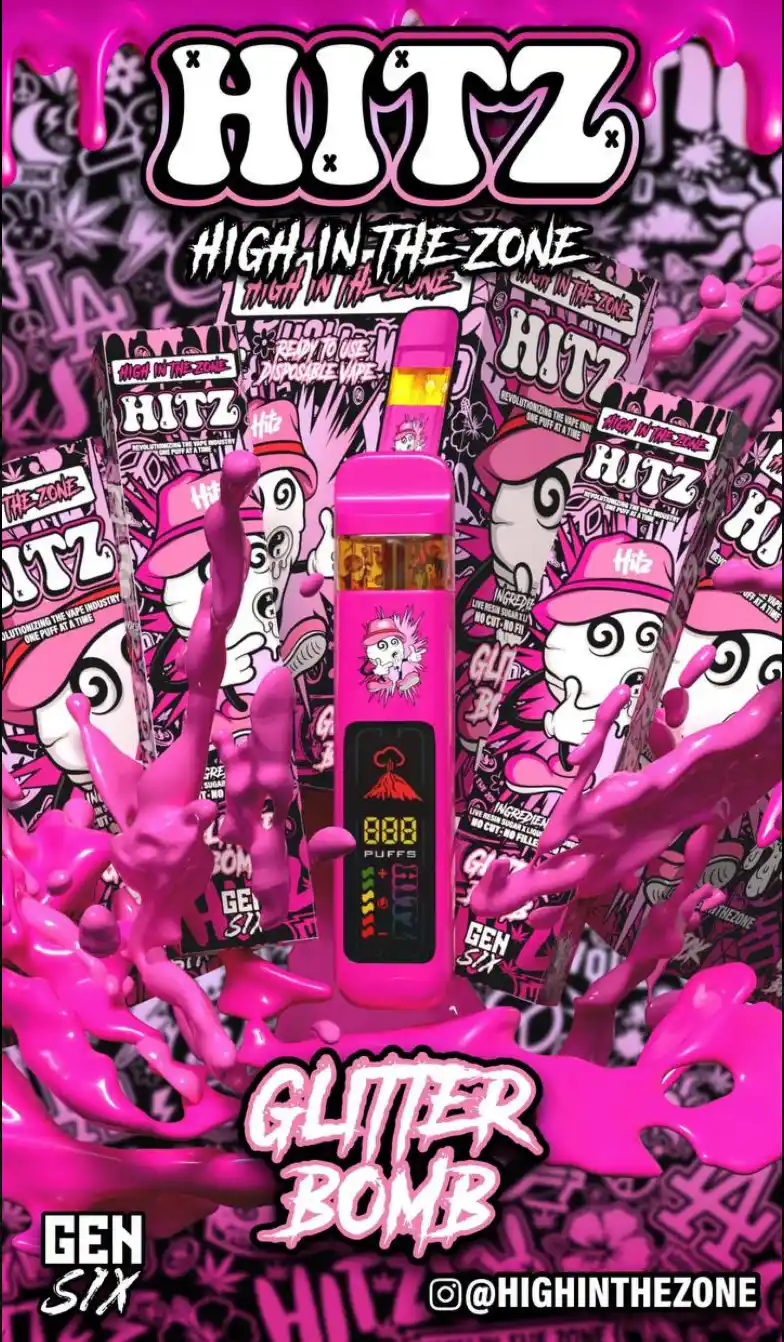 Glitter Bomb Hitz Gen 6 Disposable