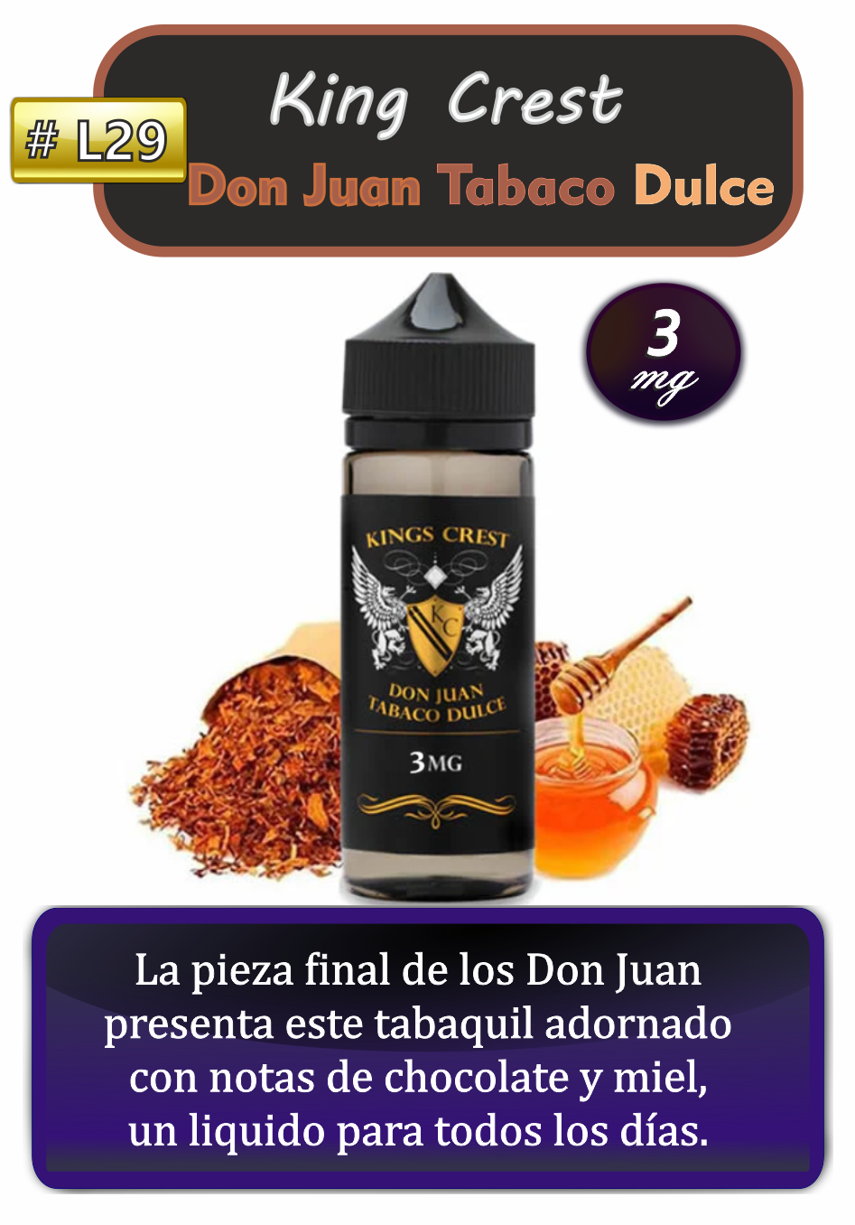 KC - Don Juan Tabaco Dulce (120 ml)