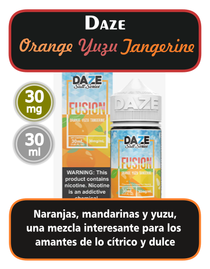 Daze - Orange Yuzu Tangerine (salt)