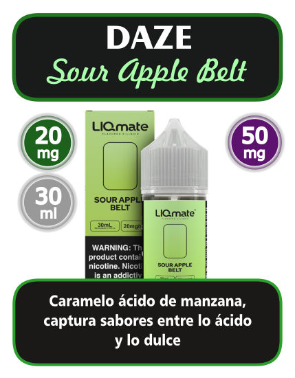Daze - Sour Apple Belt (salt)