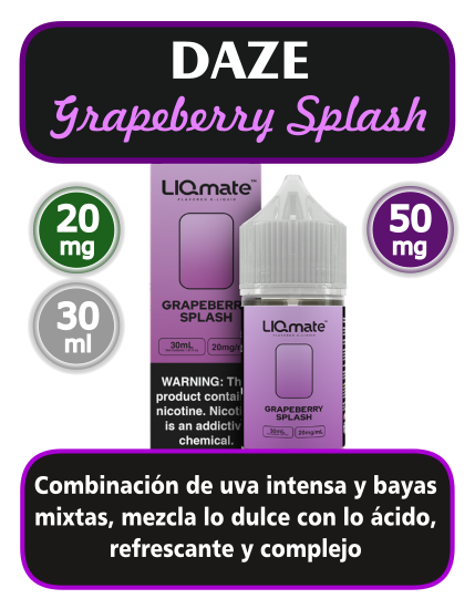 Daze - Grapeberry Splash (salt)