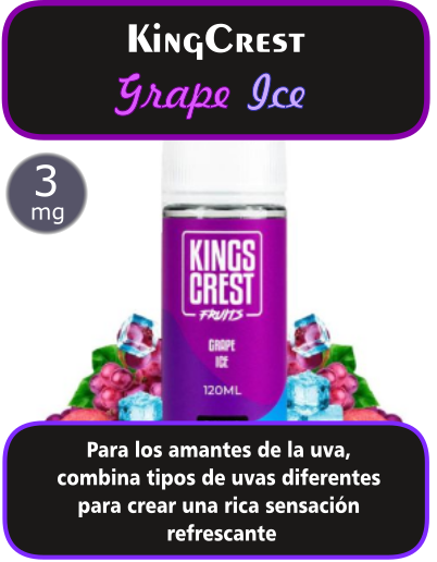 KC - Grape Ice (120 ml)