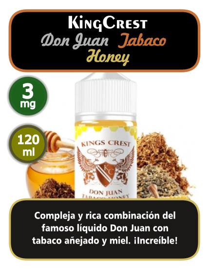 KC - Don Juan Tabaco Honey (120 ml)