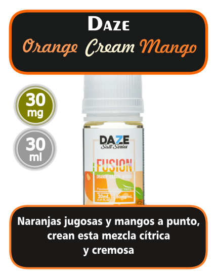 Daze - Orange Cream Mango (salt)