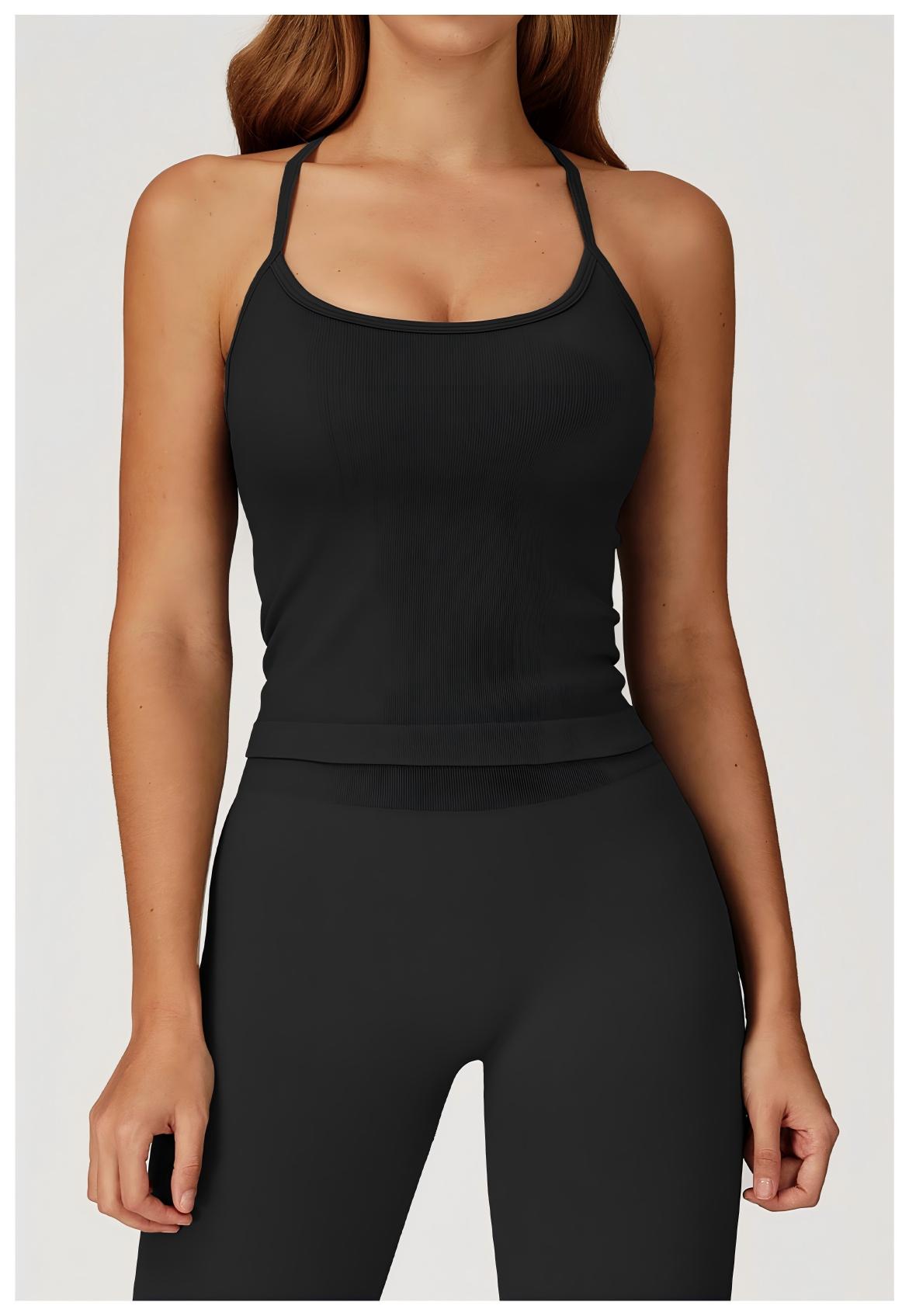 Yoga Cami with Crisscross Straps