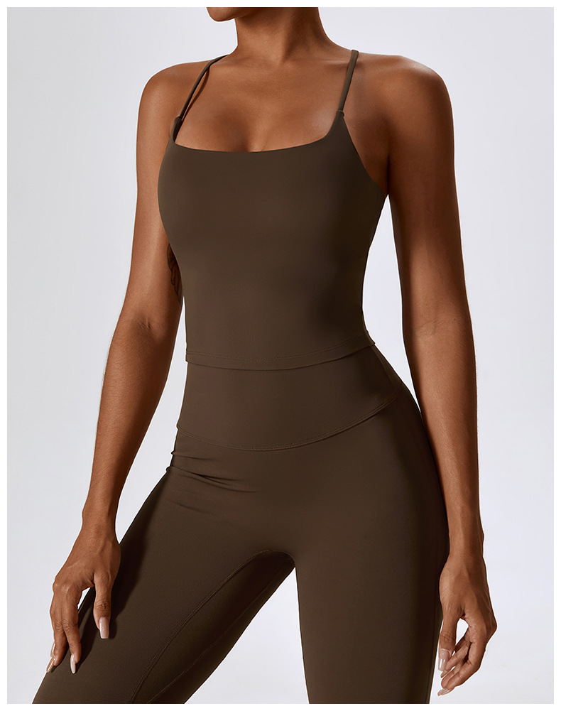 Bare - Feel Backless Yoga Tank Top