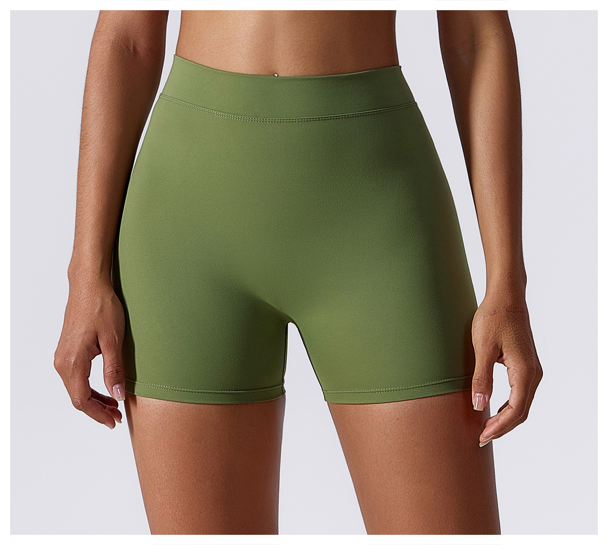 Brushed Yoga Shorts for Lifting & Shaping