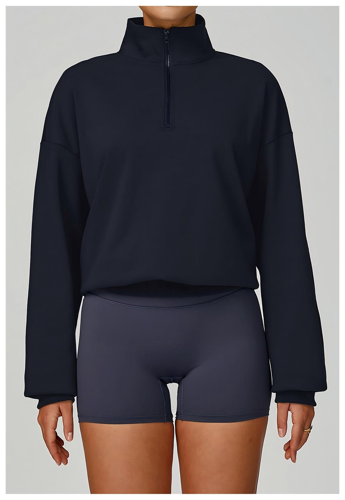 Autumn & Winter Half - Zip Sweatshirt