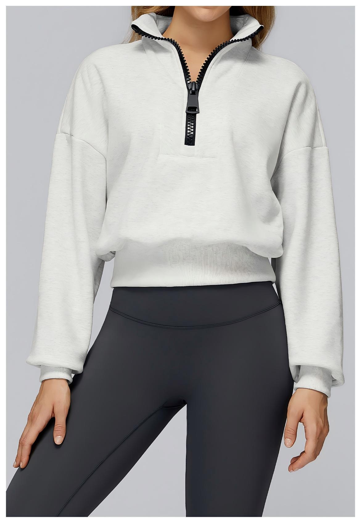 Stand - Collar Windproof Sports Sweatshirt