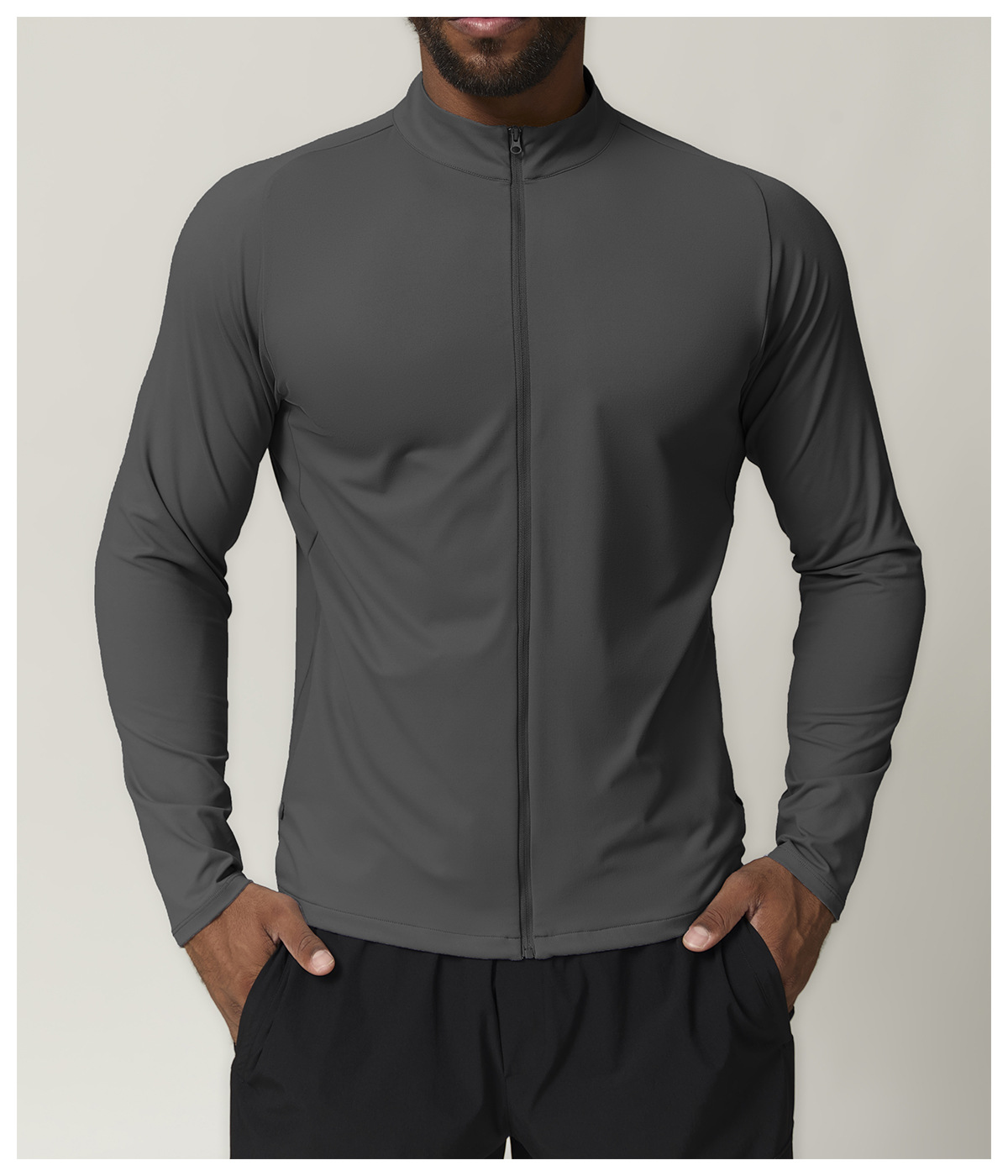 Men's Stand - Collar Sports & Leisure Warm Jacket