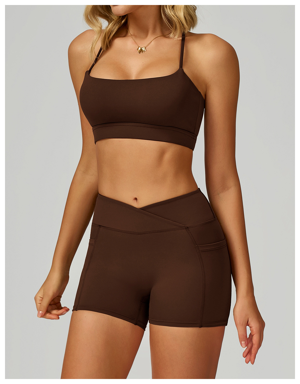 Bare - Feel Cross - Back Yoga Sports Bra