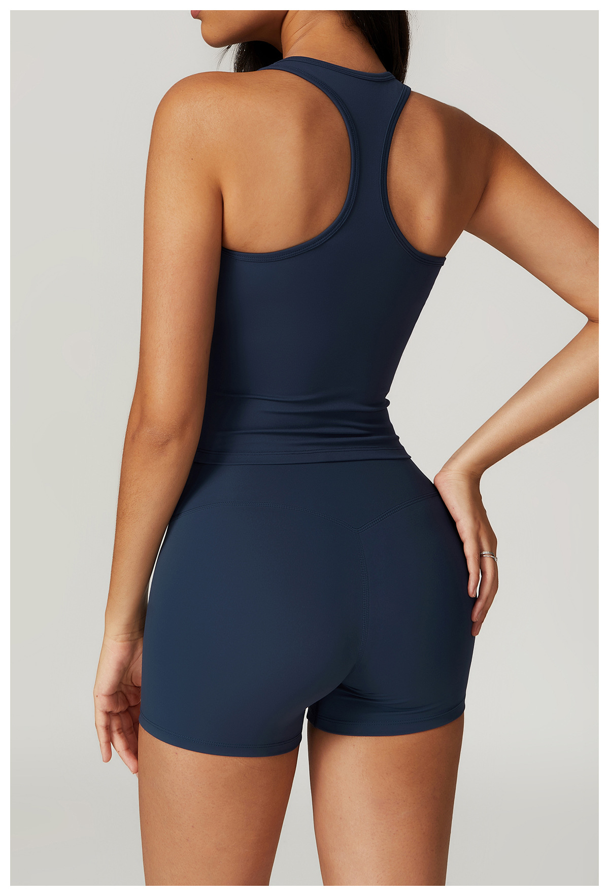 Women's Brushed Fabric Racerback Sports Tank Top