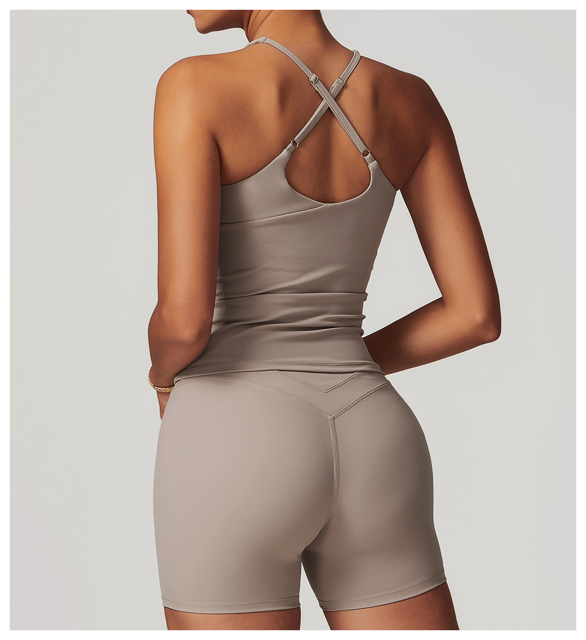 Crisscross Back Yoga Tank Top