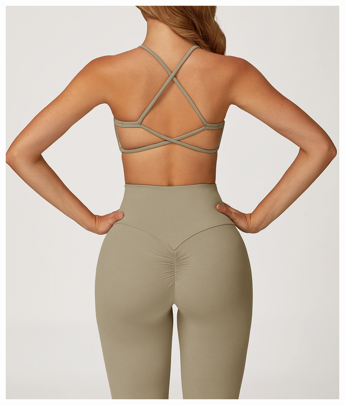 Women's Crisscross Back Yoga Sports Bra