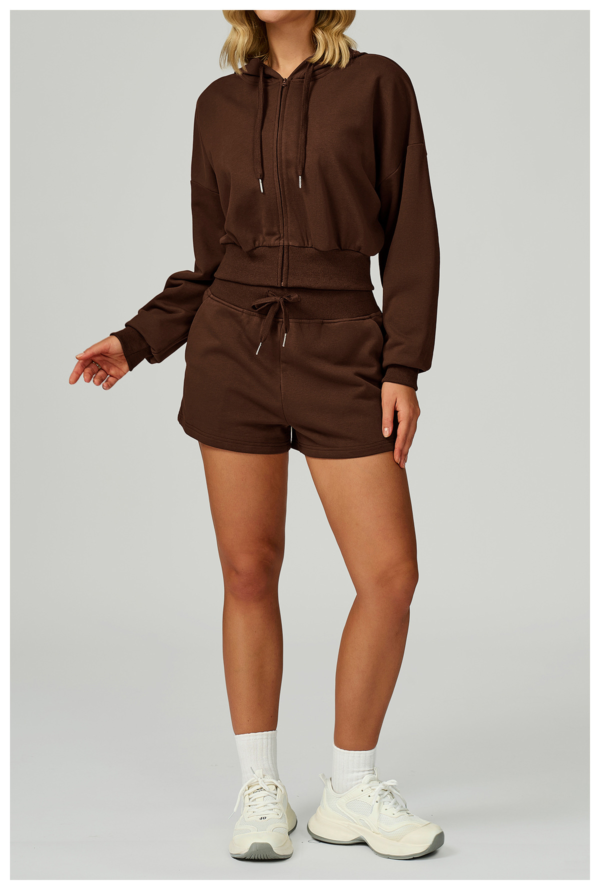 New Autumn & Winter Zip - Up Hooded Tracksuit
