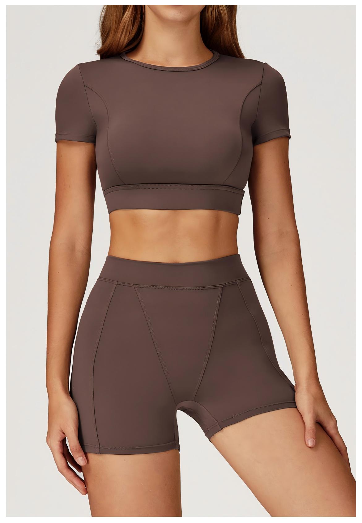 Bare - Feel Crew Neck Yoga Crop Top