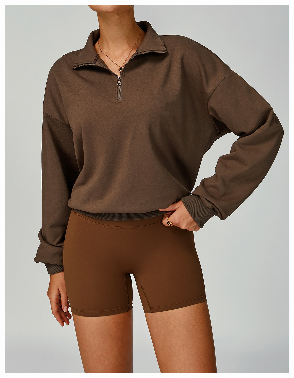 Autumn & Winter Half - Zip Sweatshirt