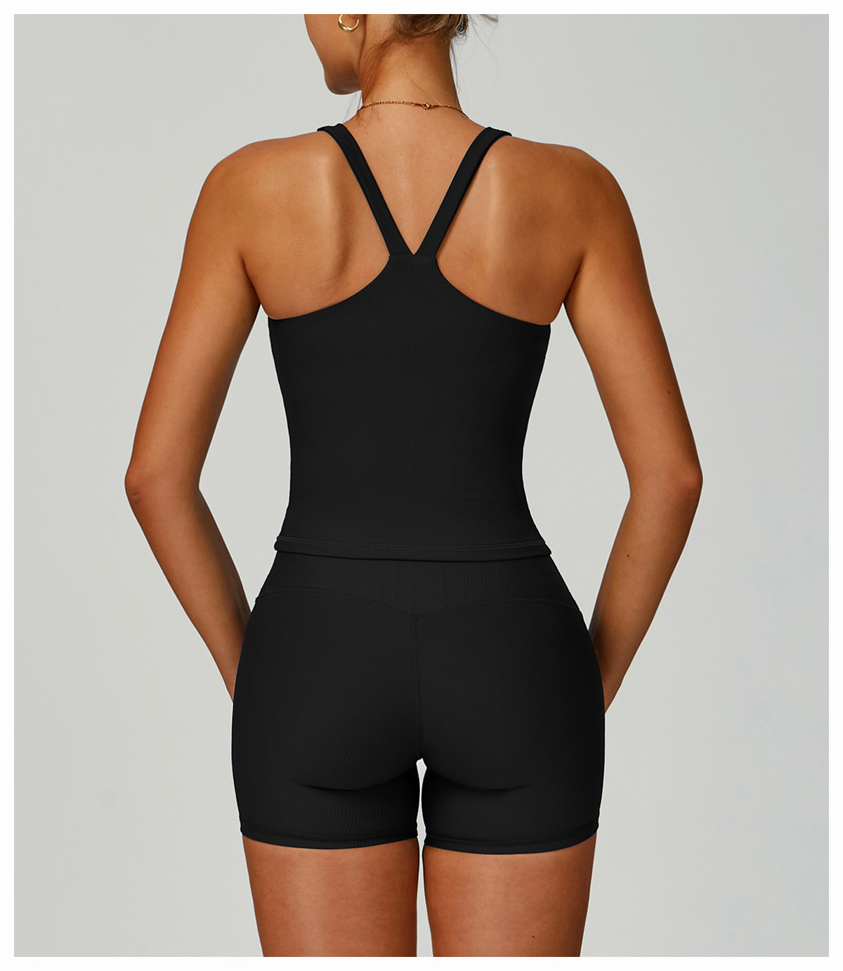 Ribbed Yoga Sports Tank Top