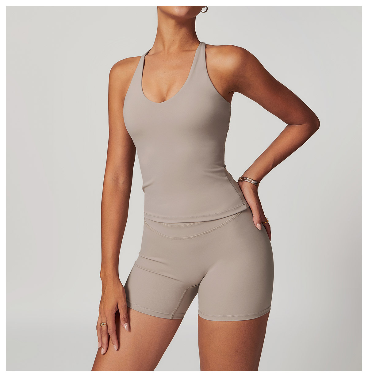 Crisscross Back Yoga Tank Top