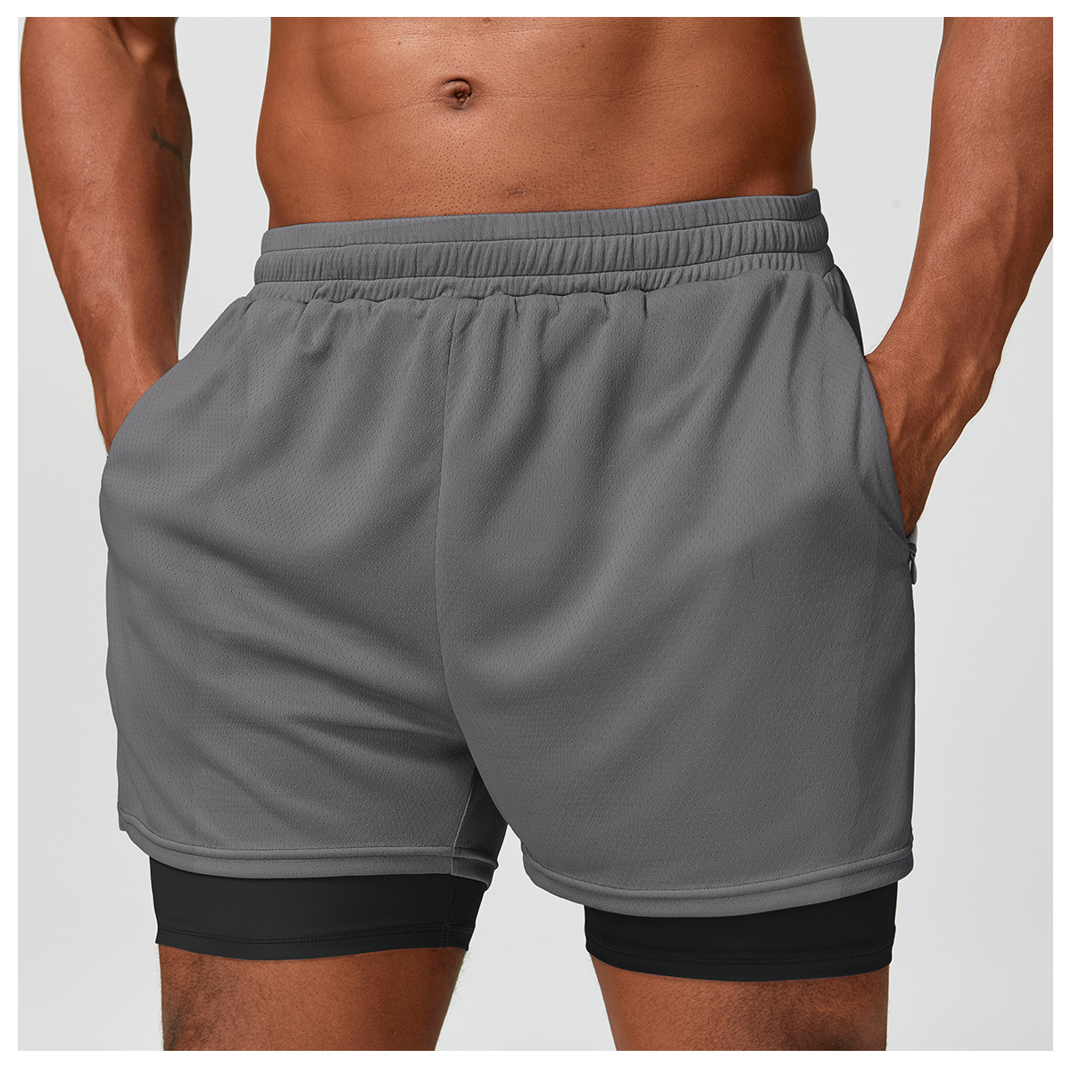 Men's Skin - Friendly Quick - Dry 3/4 Sports & Leisure Short