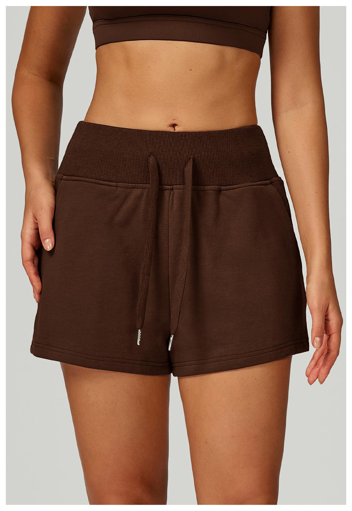 Autumn & Winter High - Waist Drawstring Sports Shorts