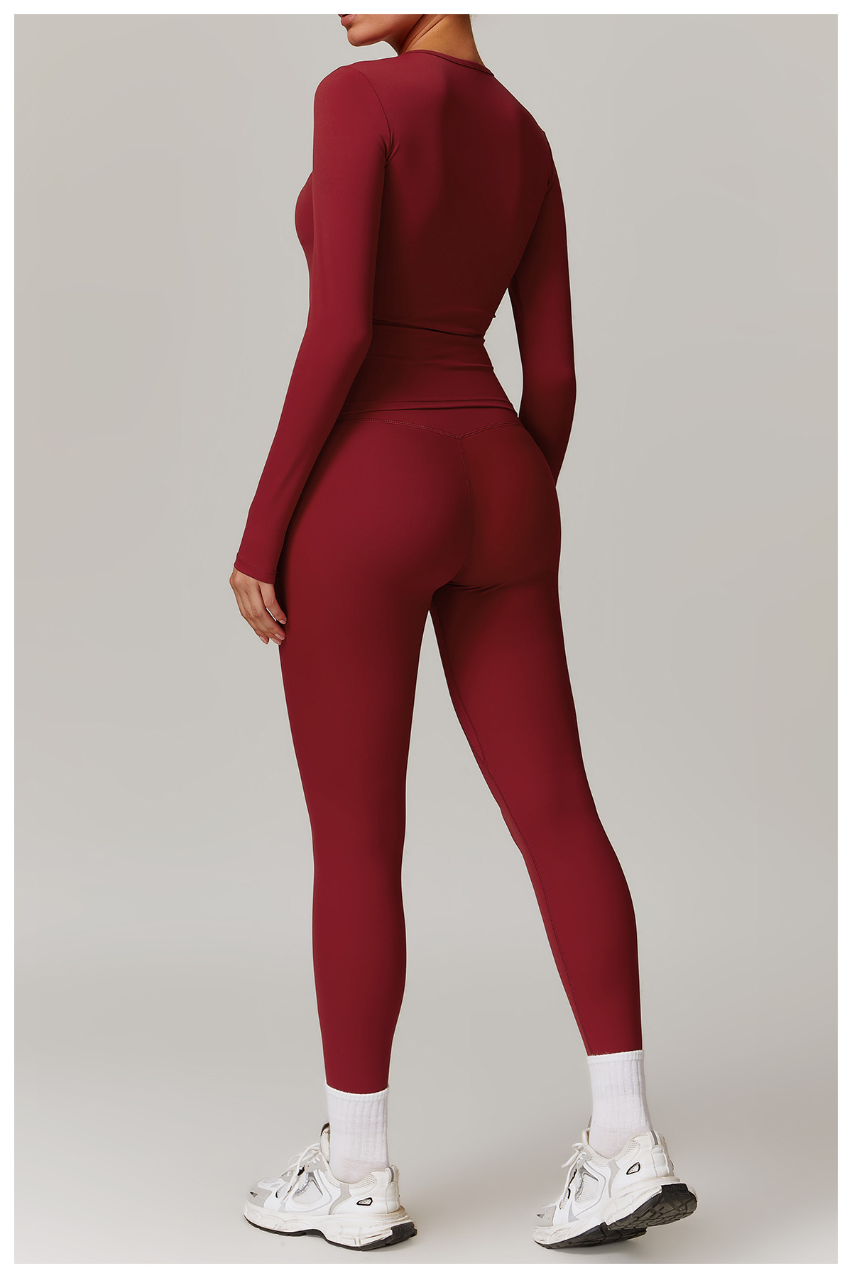 Women's Long - Sleeve Top & Leggings Set
