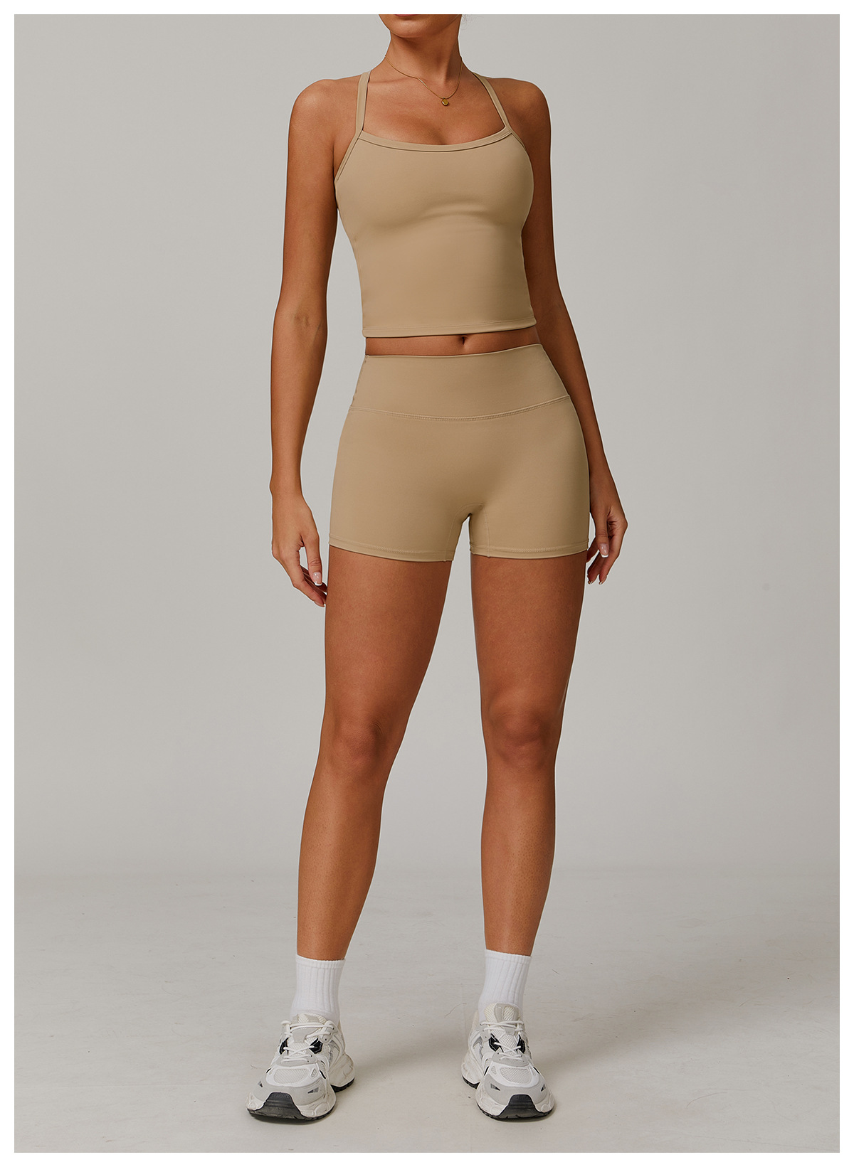 Women's Brushed - Fabric Skinny Yoga & Fitness Shorts