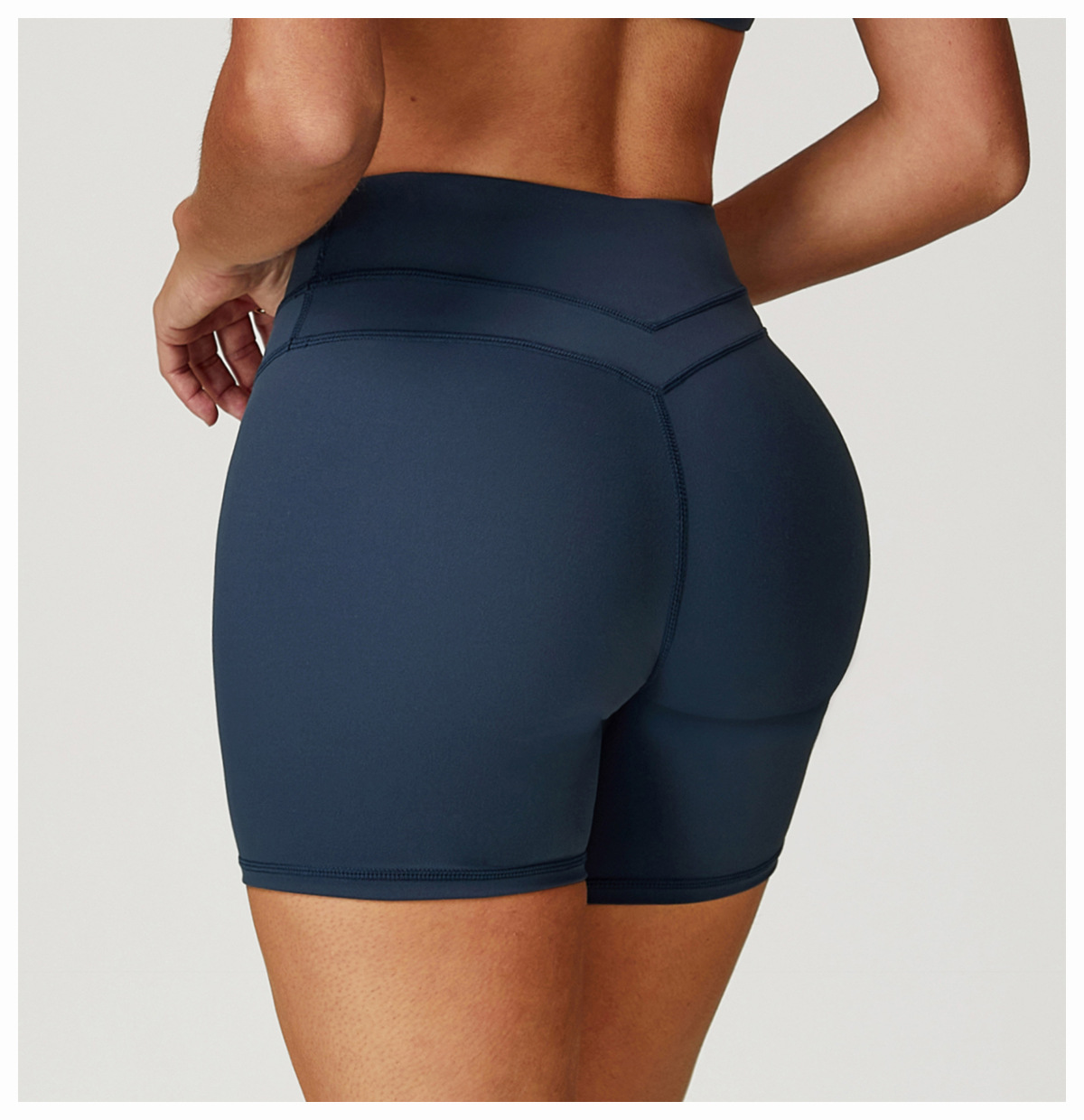 Brushed High - Waist Yoga & Workout Shorts