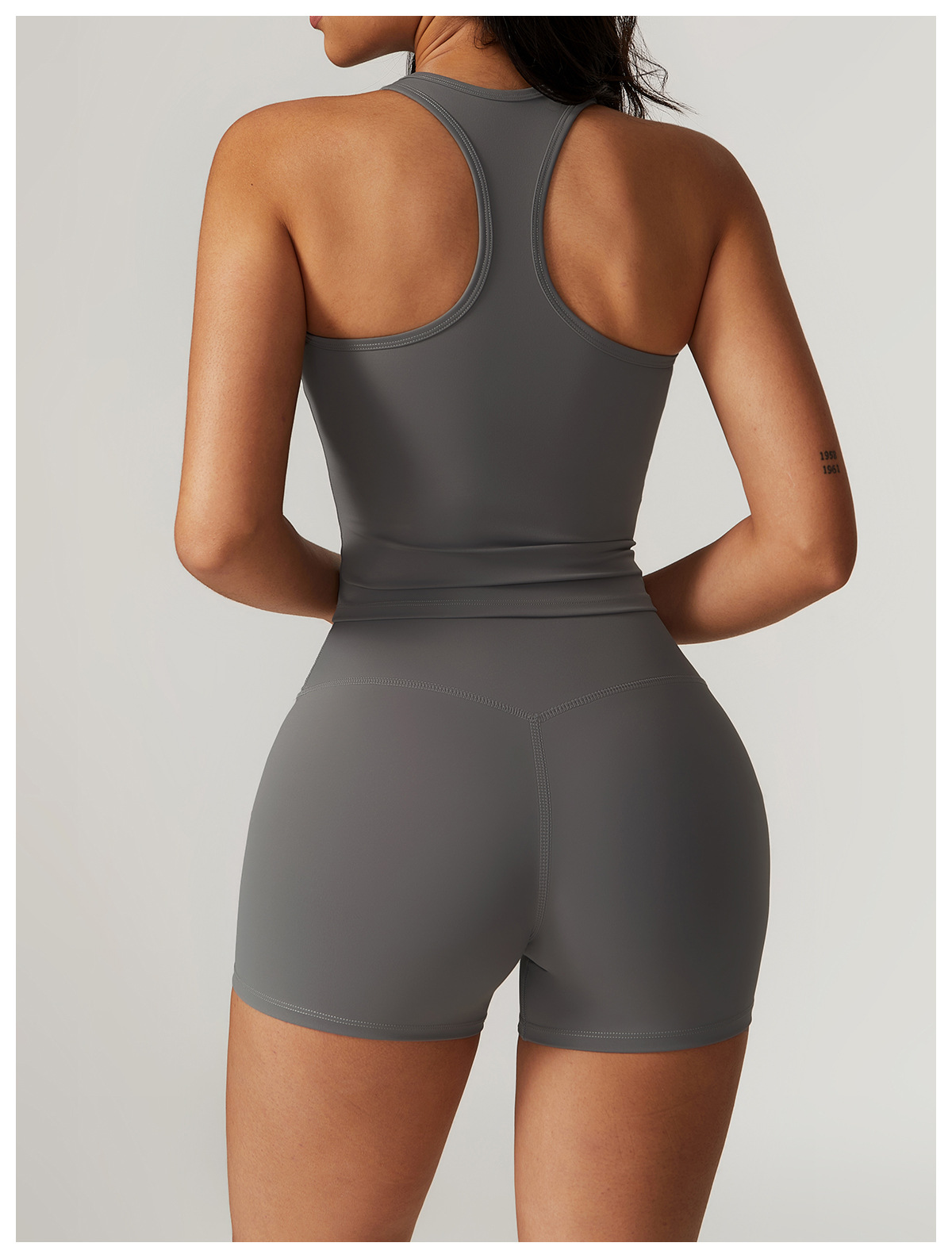 Women's Brushed Fabric Racerback Sports Tank Top