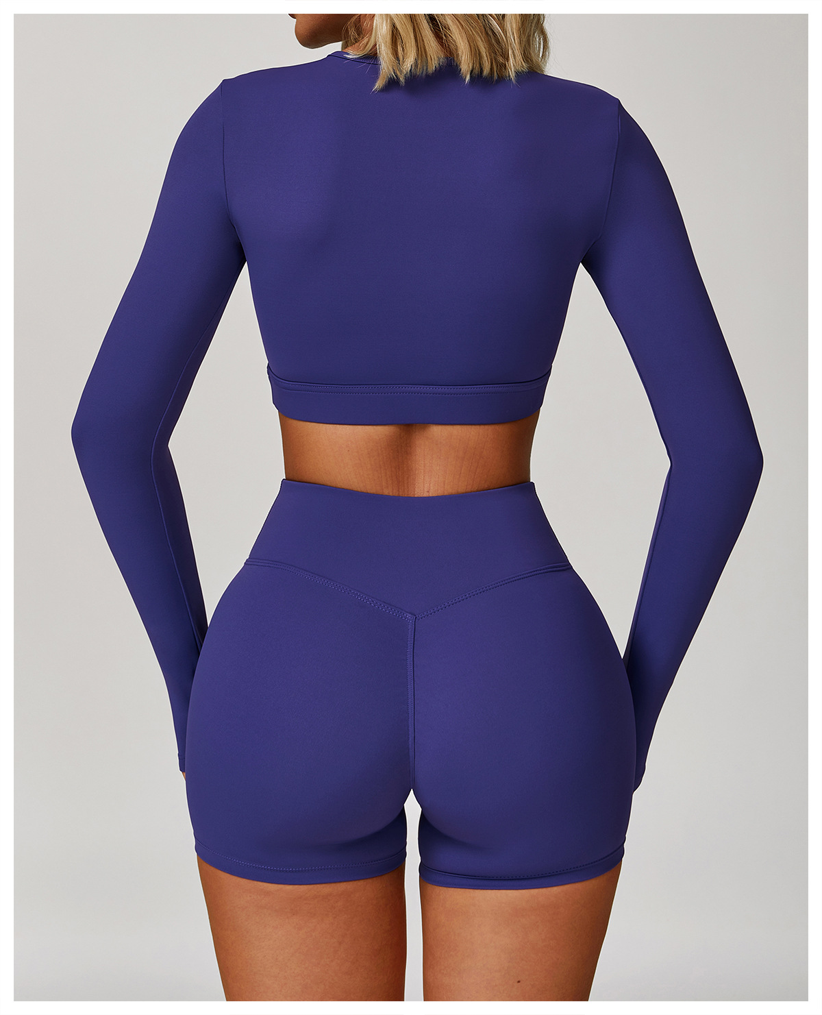 Bare - Feel Cutout Yoga Long - Sleeve Top