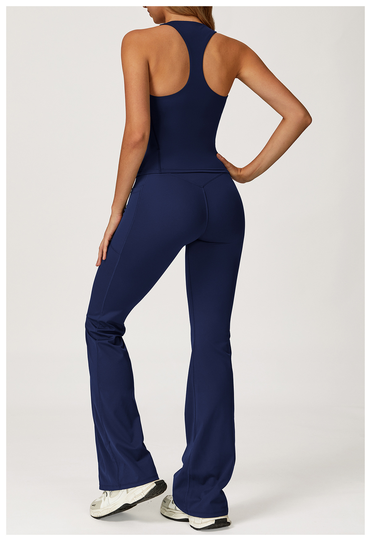 Tank Top and Flare Pants Sports Set