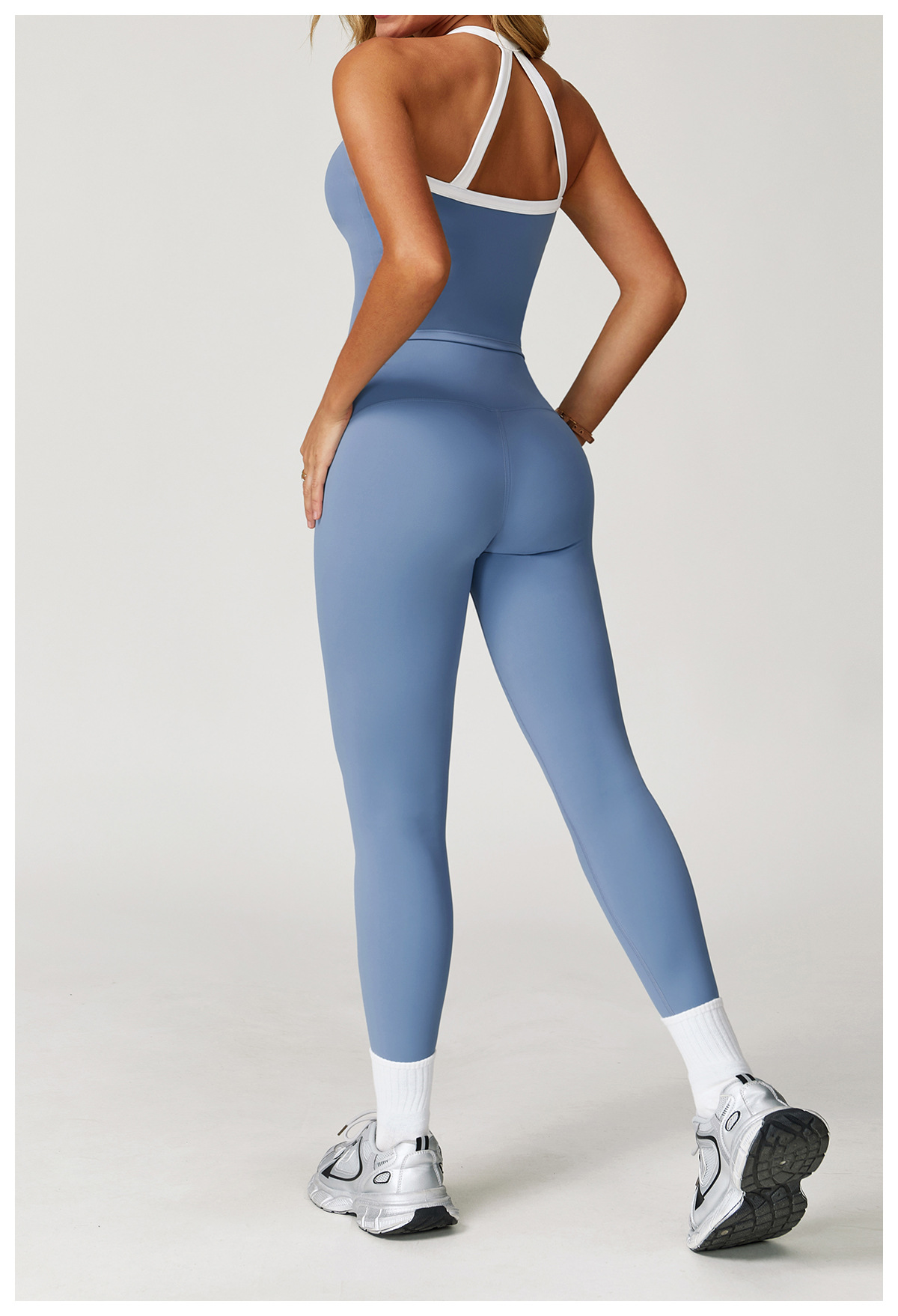 Bare - Feel High - Waist Contrast - Trim Yoga Pants