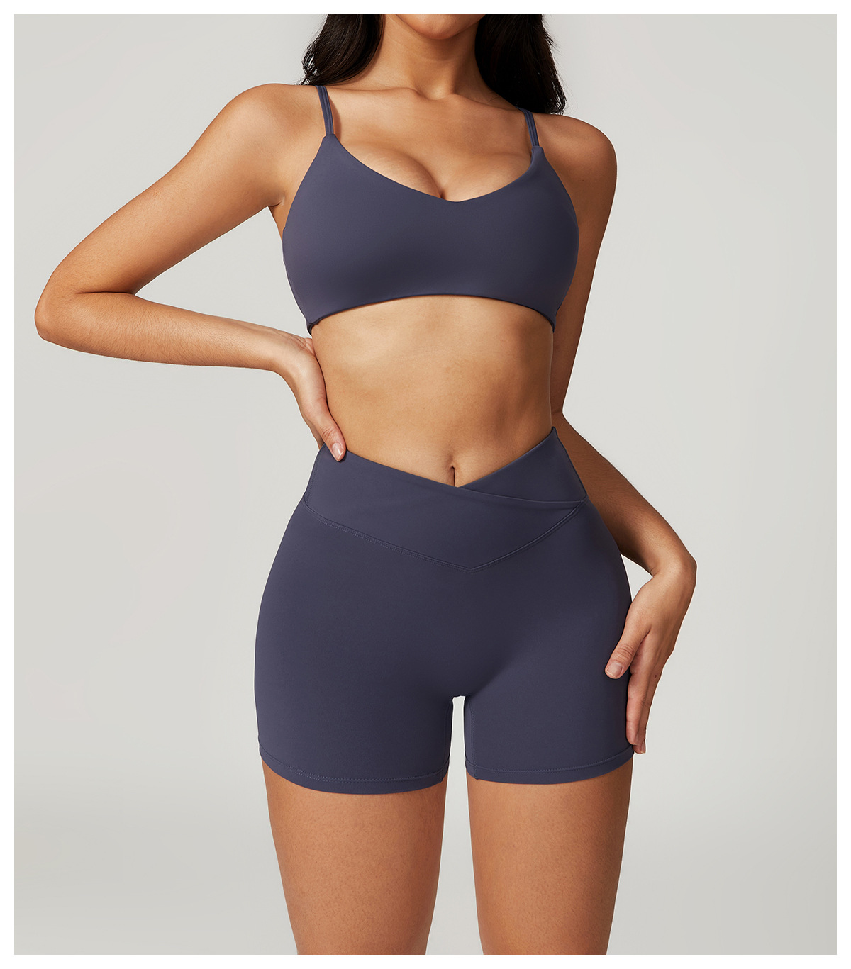 Eco - Friendly U - Neck Sports Bra Top