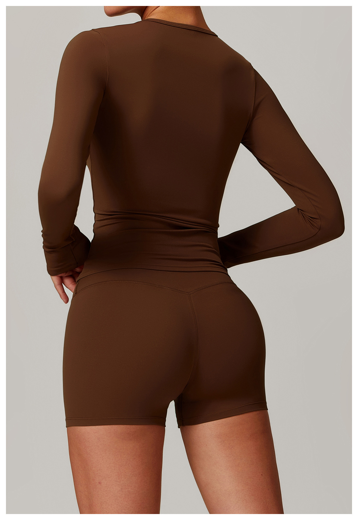 Sculpting Long - Sleeve Yoga Top