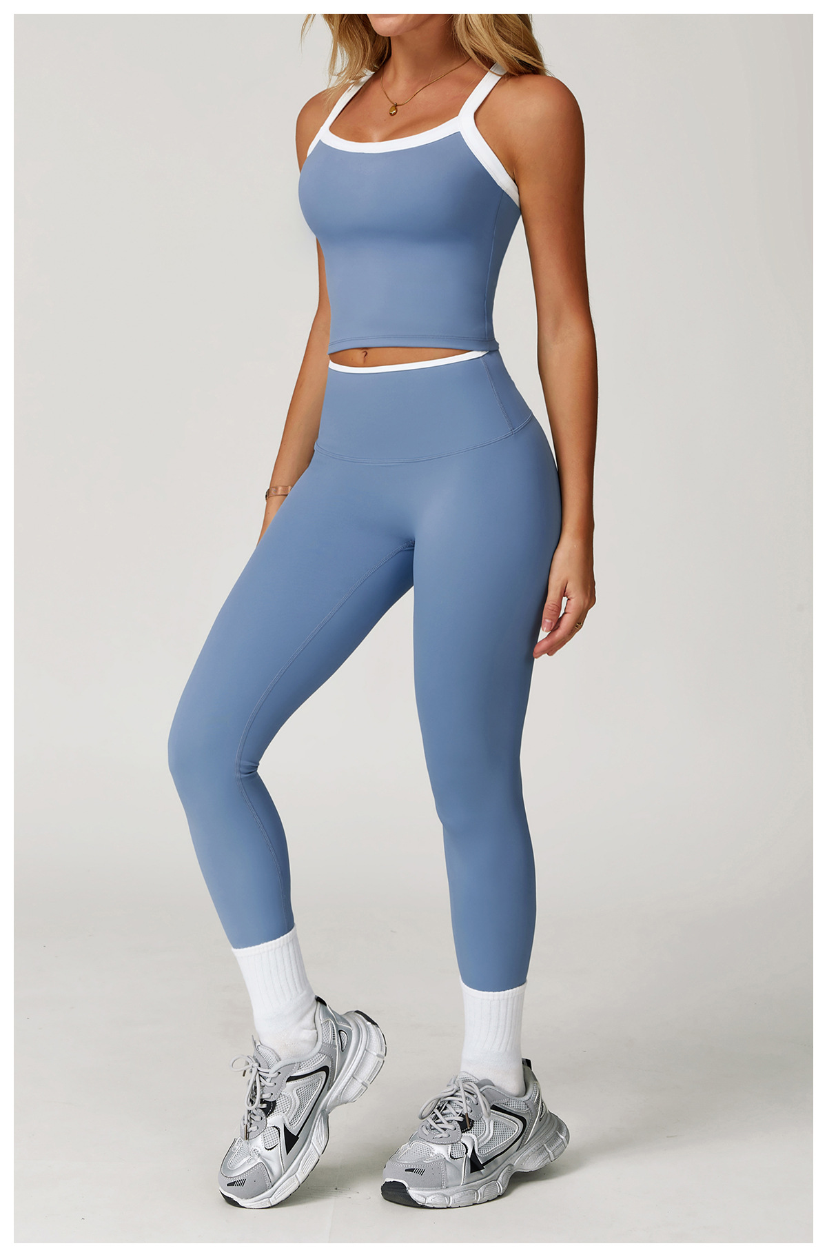 Bare - Feel High - Waist Contrast - Trim Yoga Pants