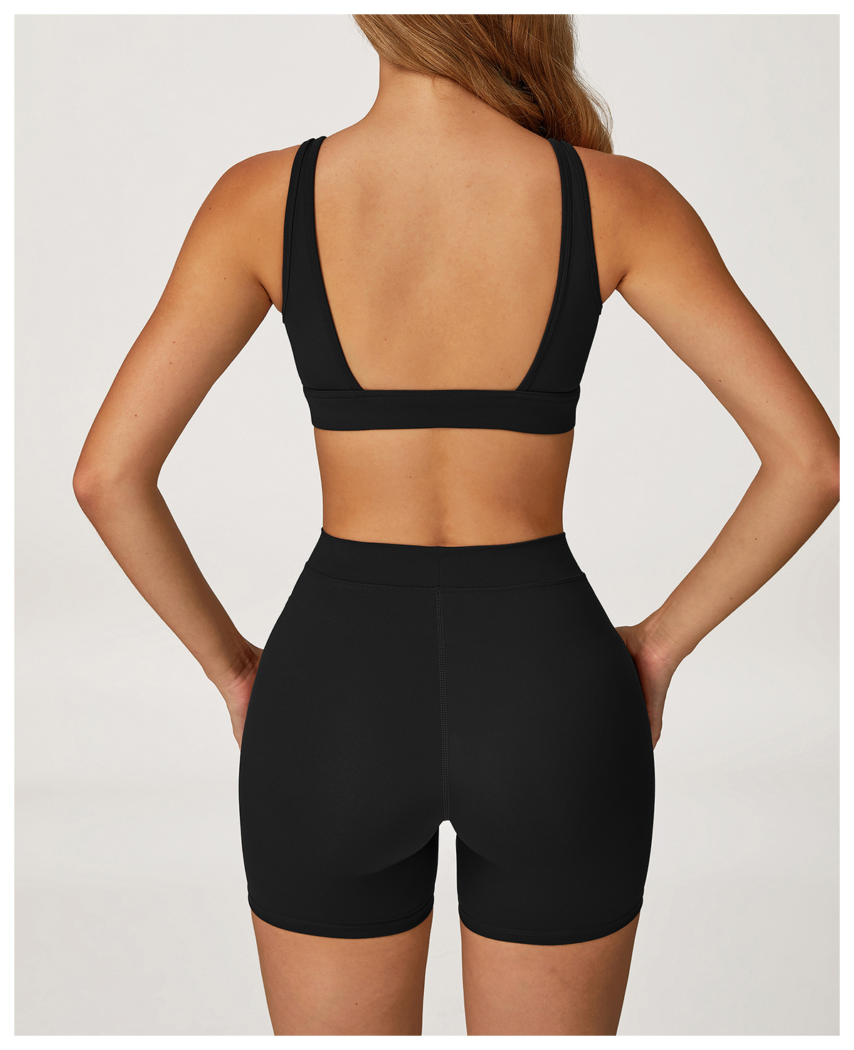 Brushed High - Waist Yoga Shorts