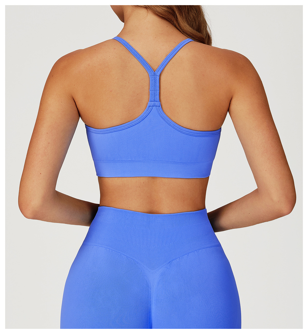 Seamless Yoga Sports Bra with Beautiful Back