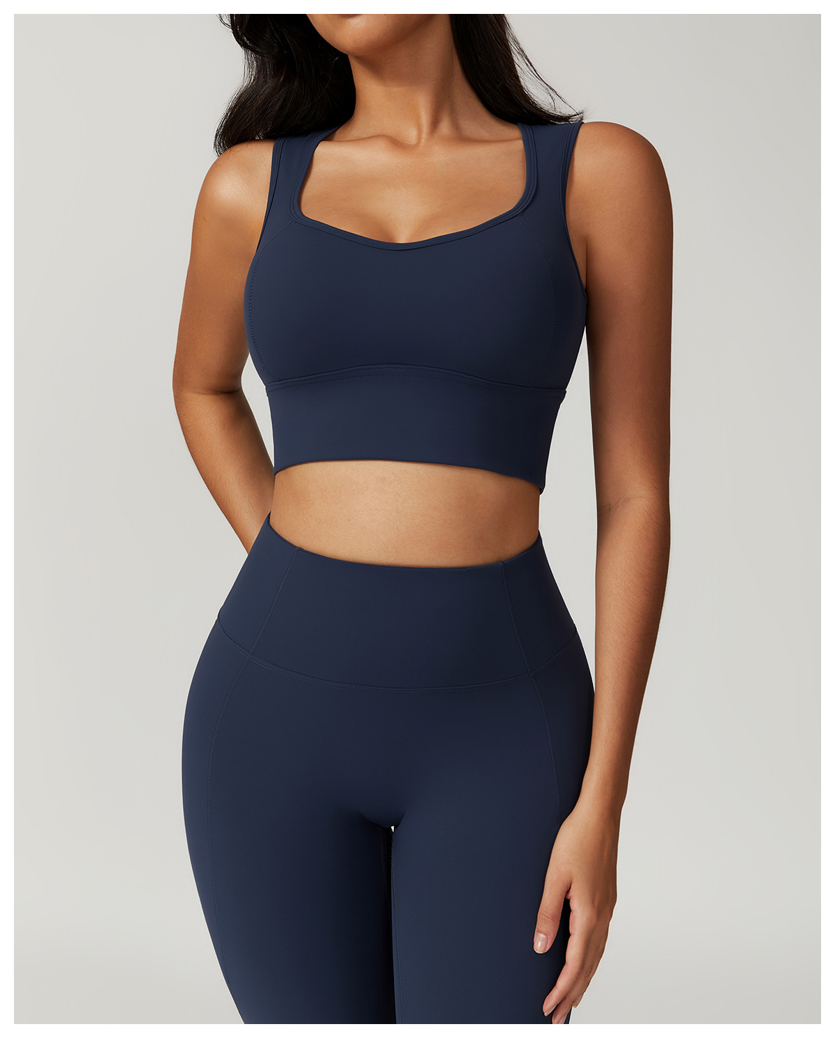Brushed Backless Sports Bra Top