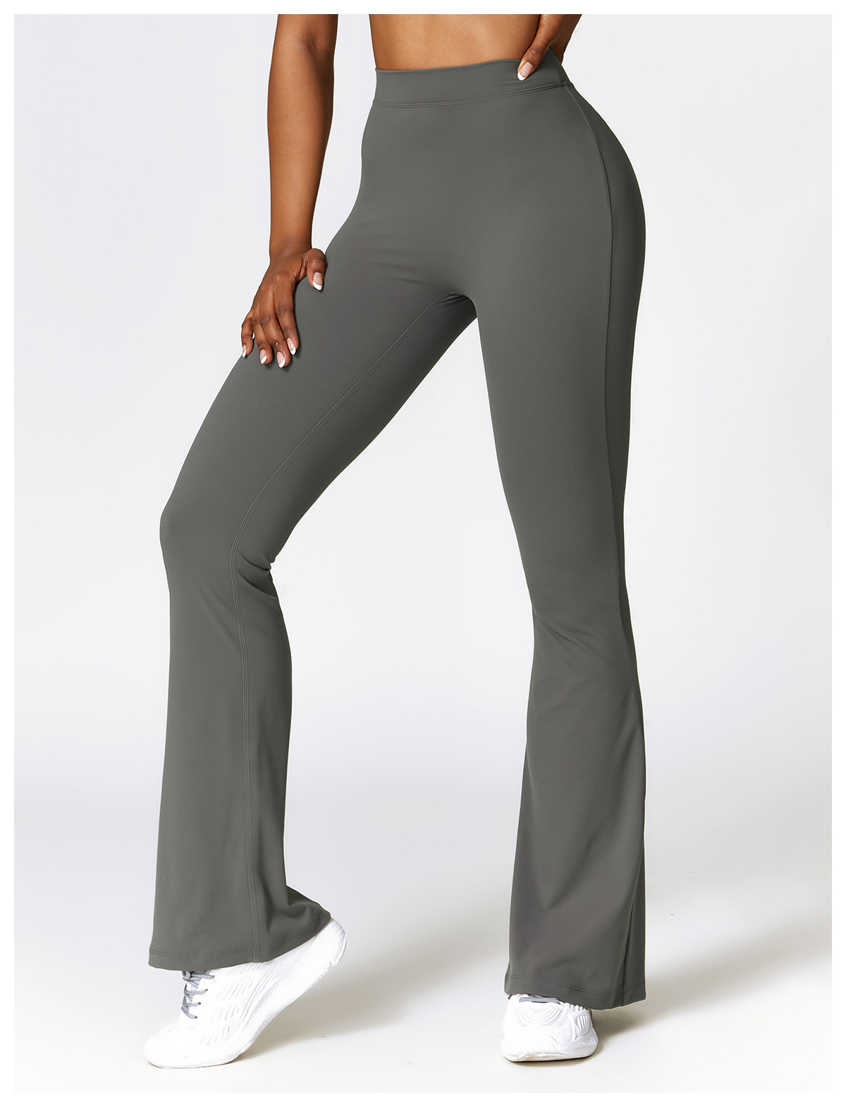 Peach - Hip Flare Yoga Pants