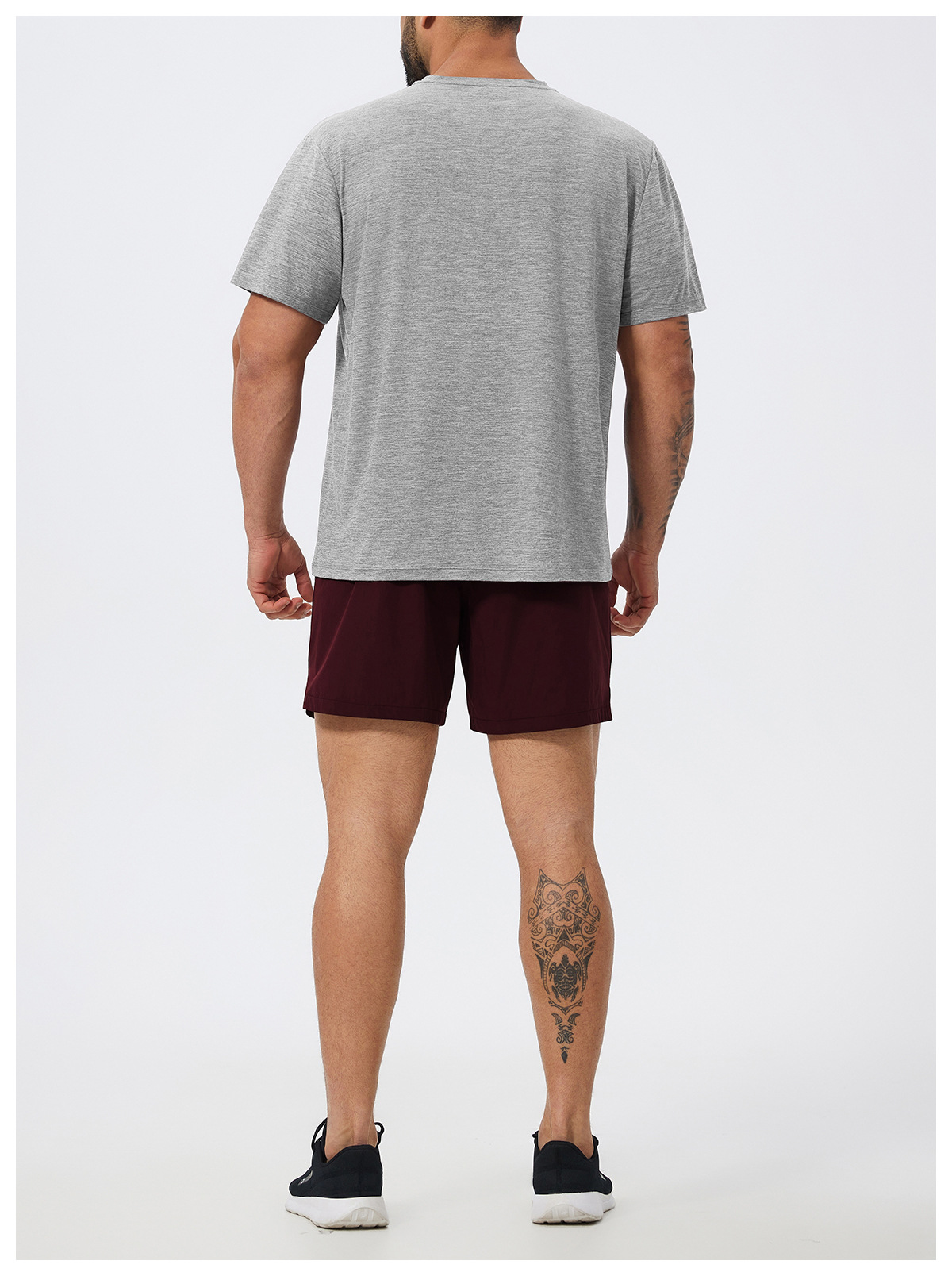 Men's Retro Fitness & Leisure Crew - Neck Short - Sleeve Tee