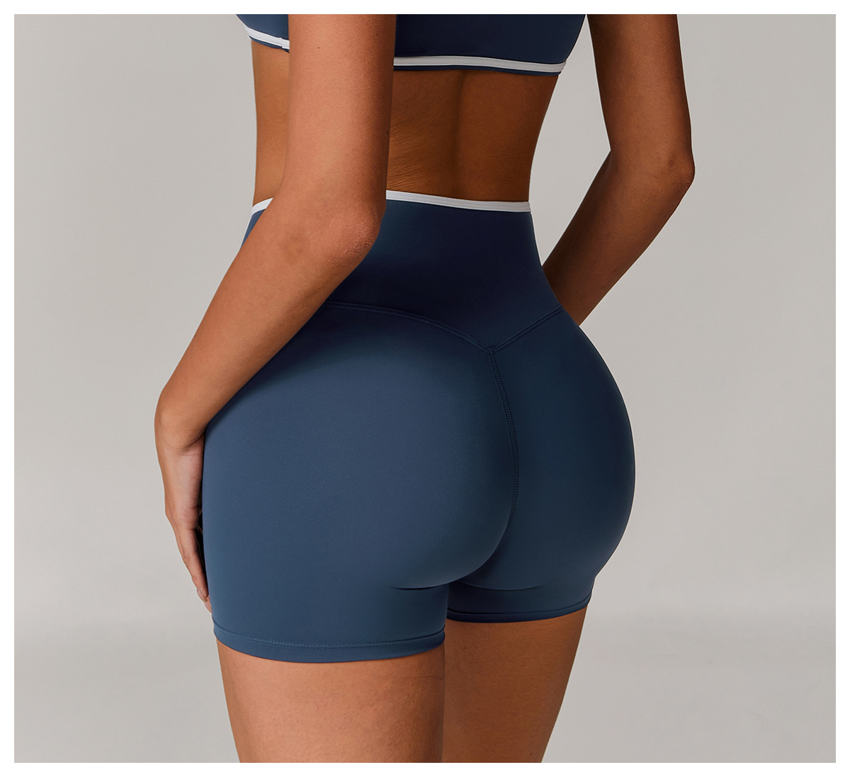 Cross - Waist Yoga Shorts