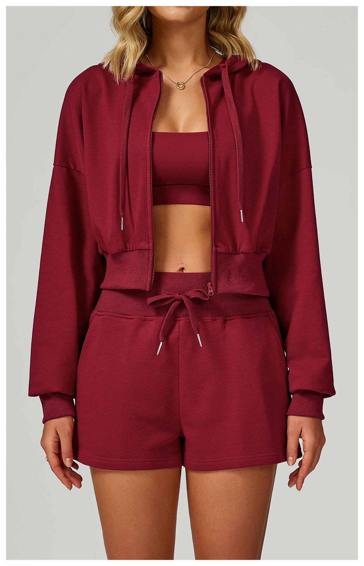 Autumn & Winter Zip - Up Hooded Sports Sweatshirt
