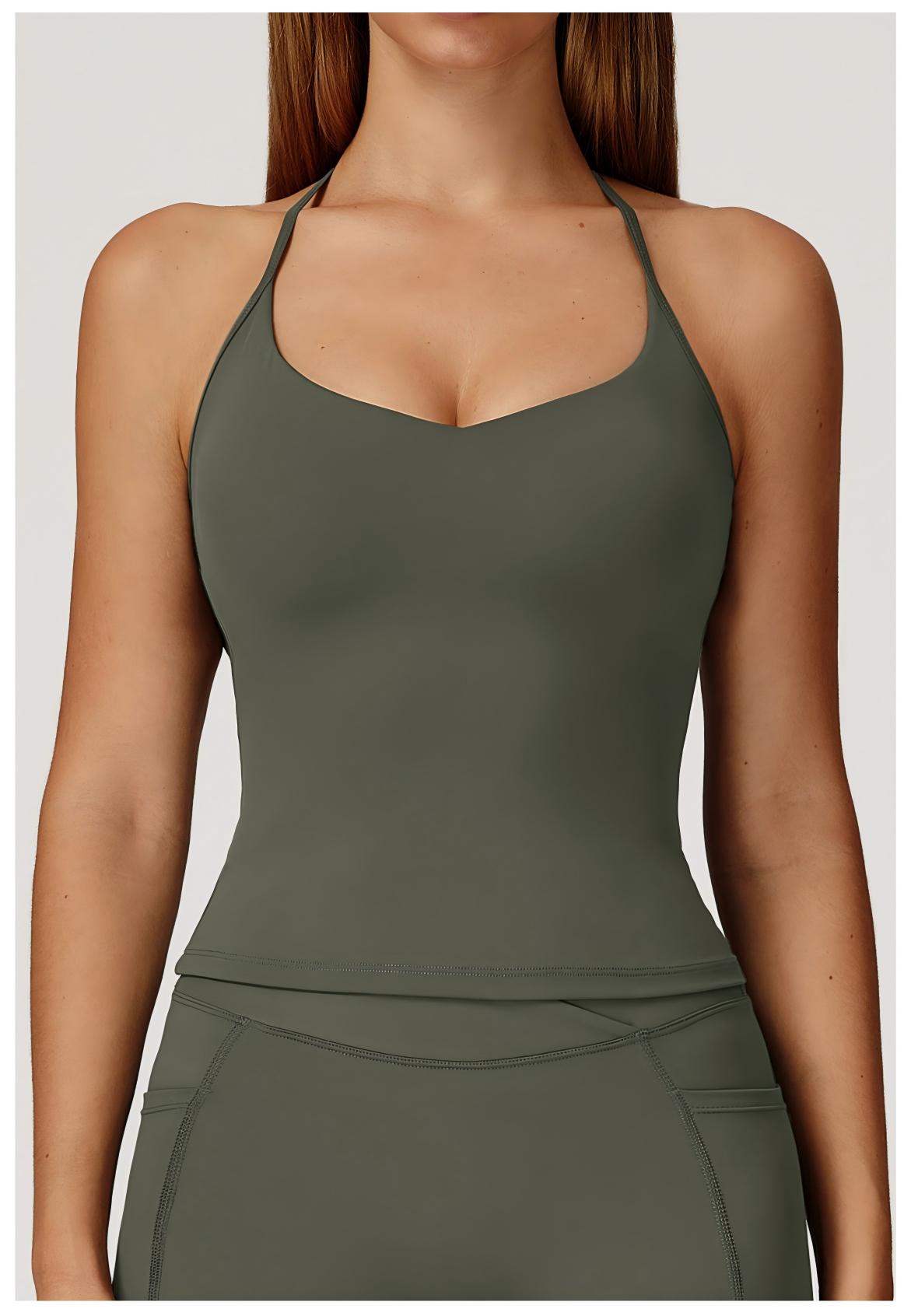 Bare - Feeling Yoga Crossover Back Sports Tank Top
