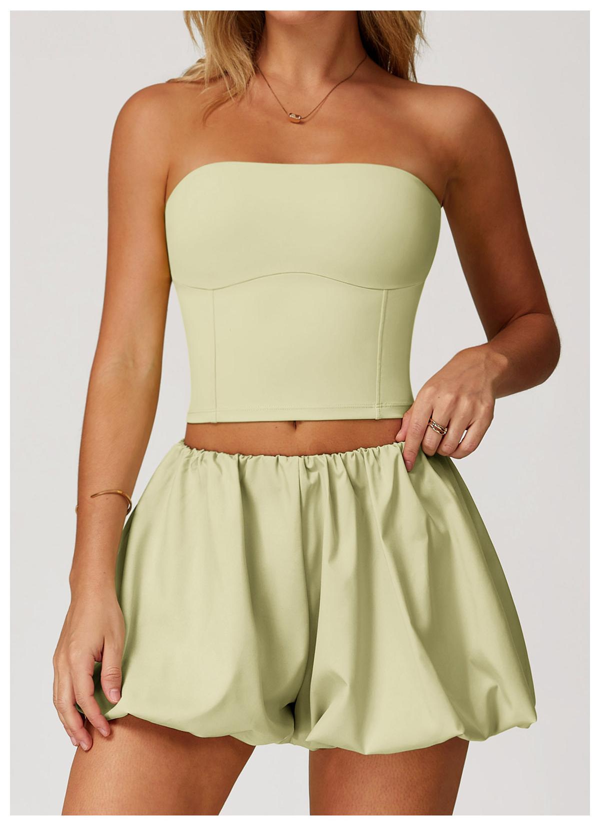 Sun - Protective Bandeau Yoga Sports Top