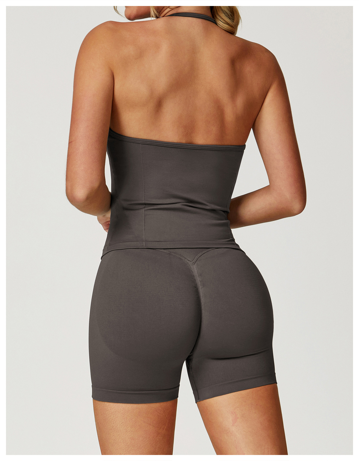 Seamless Gathered Yoga Sports Tank