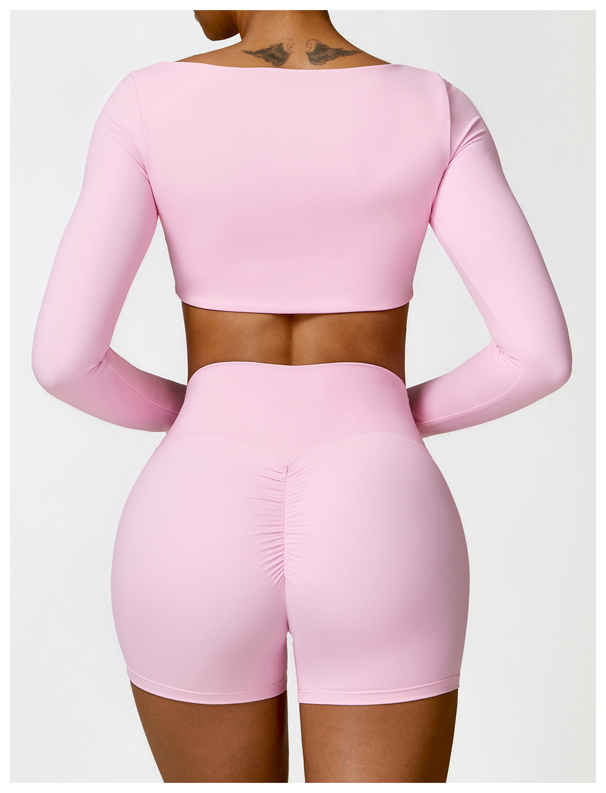 Fleece - Lined Long - Sleeve Yoga Top