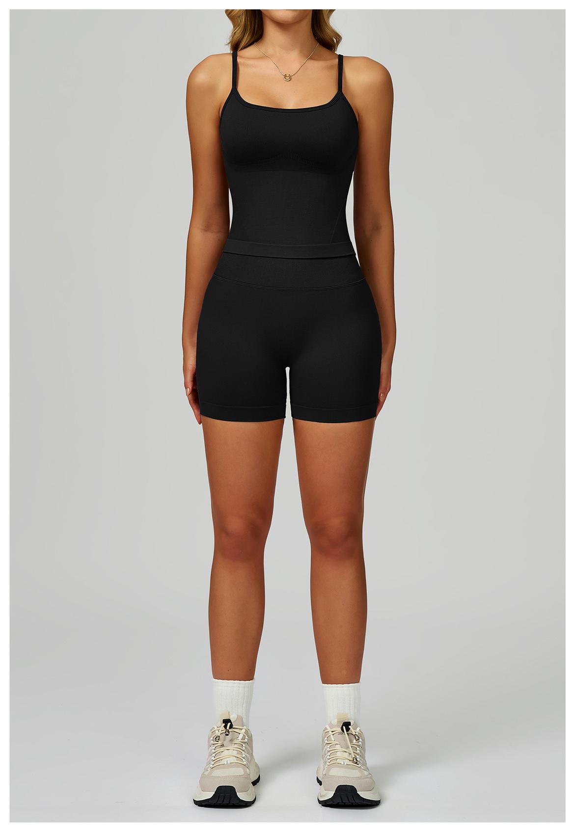 Seamless Contrast Yoga Set