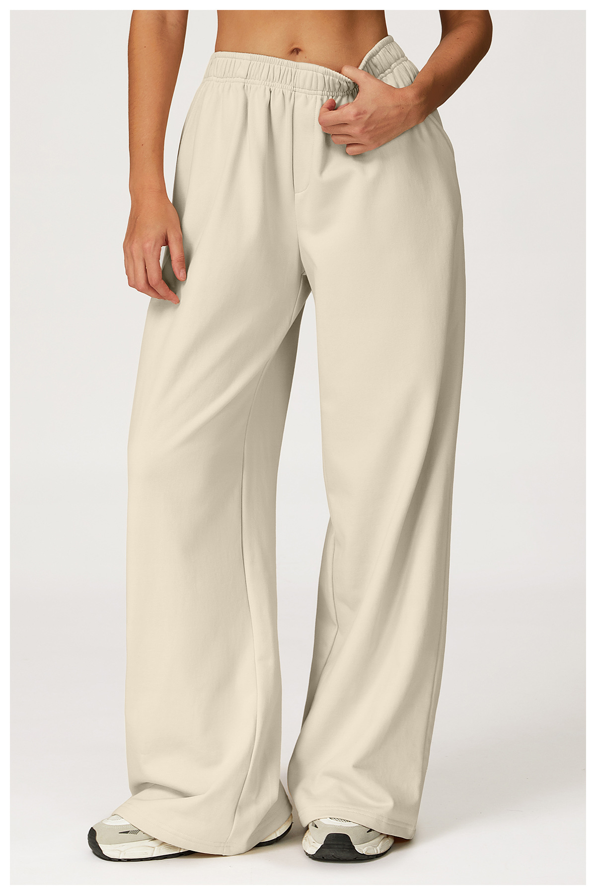 High - Waisted Wide - Leg Casual Sweatpants