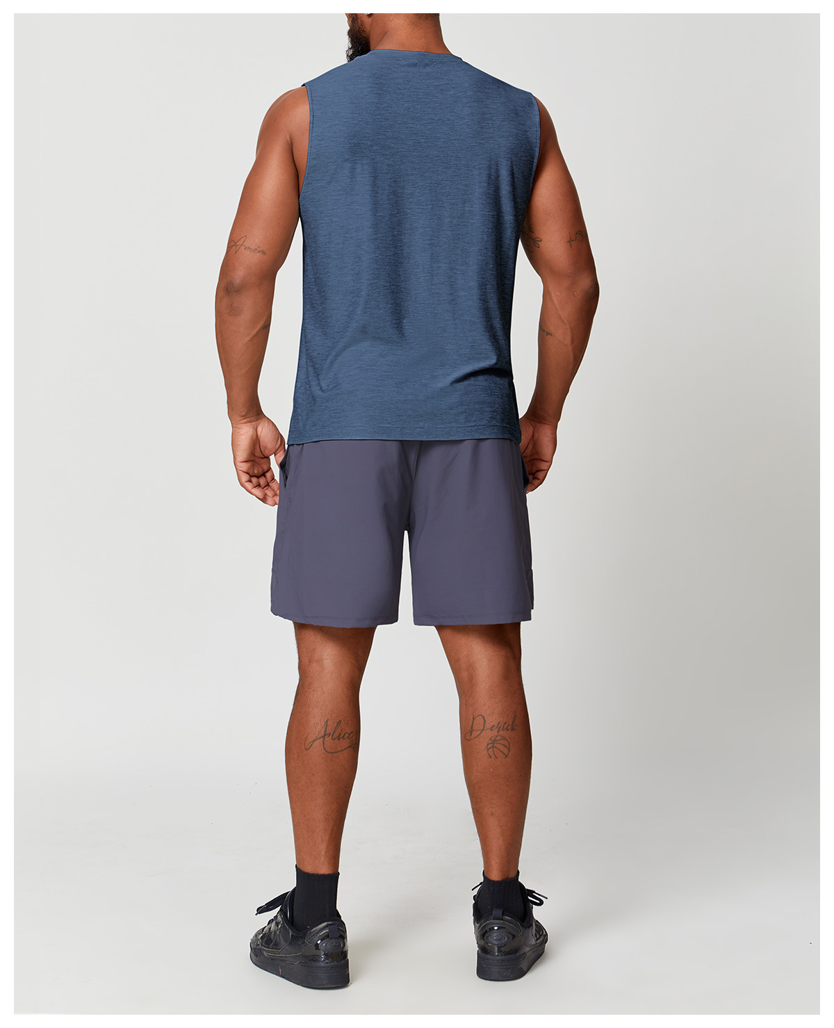 Men's Sleeveless Crew - Neck Sports Tank Top