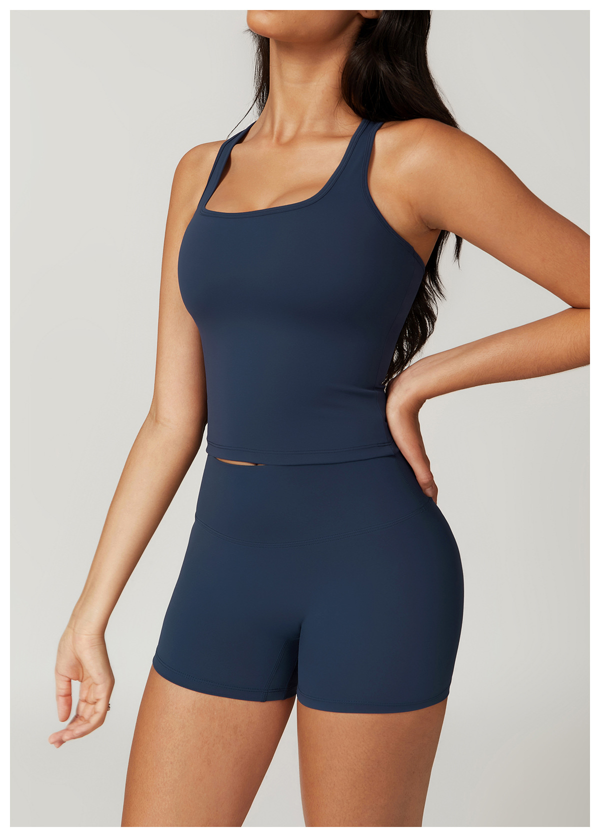 Women's Brushed Fabric Racerback Sports Tank Top
